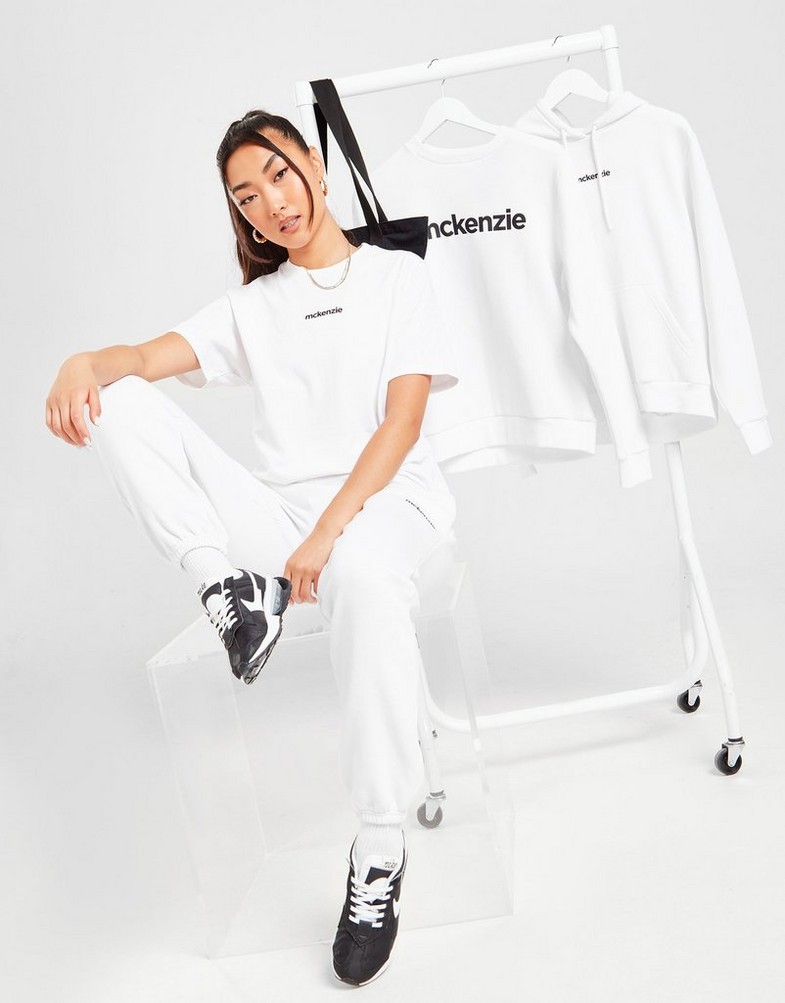 Tricou pentru femei MCKENZIE TRICOU LOGO BF TEE MCKTW15550010 Alb