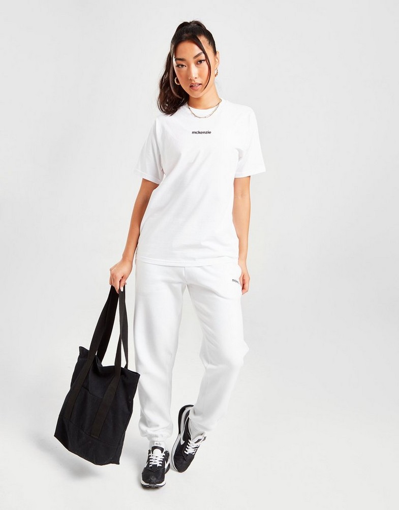 Tricou pentru femei MCKENZIE TRICOU LOGO BF TEE MCKTW15550010 Alb