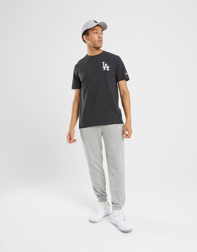 Koszulka, t-shirt męski NEW ERA T-SHIRT MLB SEAS INFILL LA DODGERS LOS ANGELES DODGE 60284718 Szary