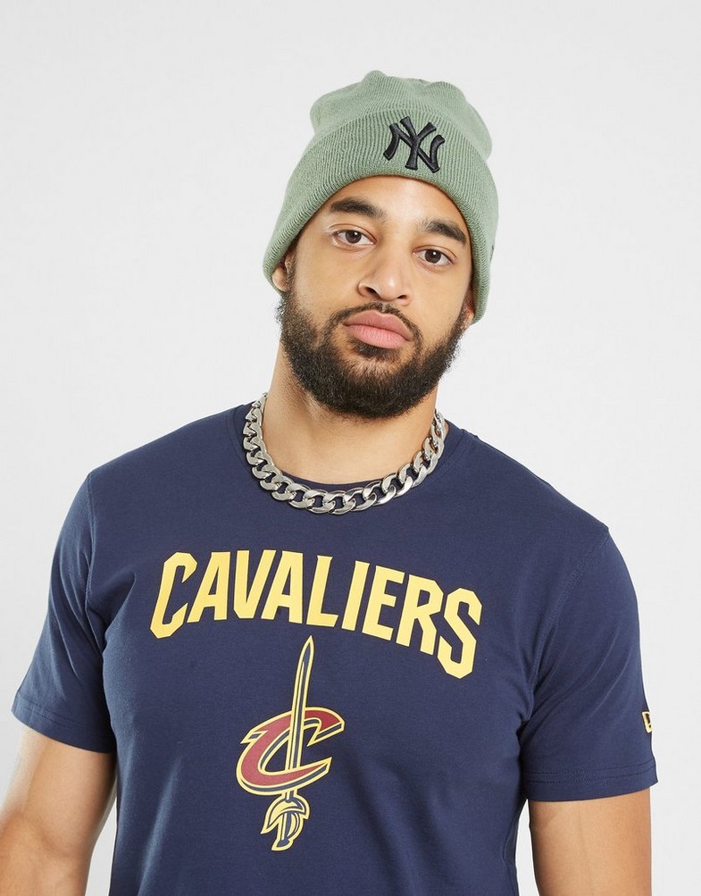 Czapka zimowa męska NEW ERA CZAPKA LE BEANIE NYY KHA NEW YORK YANKEES JDEBLK 60284958 Zielony