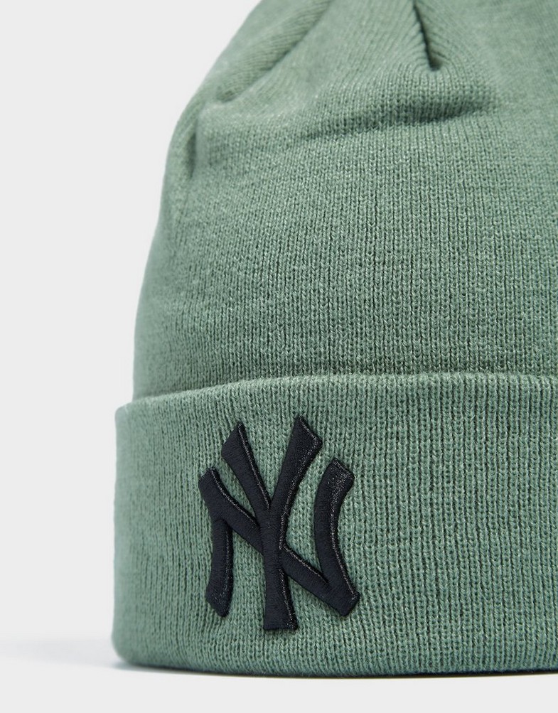 Czapka zimowa męska NEW ERA CZAPKA LE BEANIE NYY KHA NEW YORK YANKEES JDEBLK 60284958 Zielony