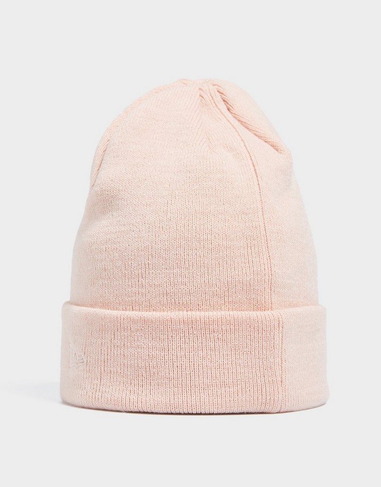 Czapka zimowa damska NEW ERA CZAPKA WMNS LE BEANIE NYY PNK NEW YORK YANKEES BSKBS 60285087 Różowy