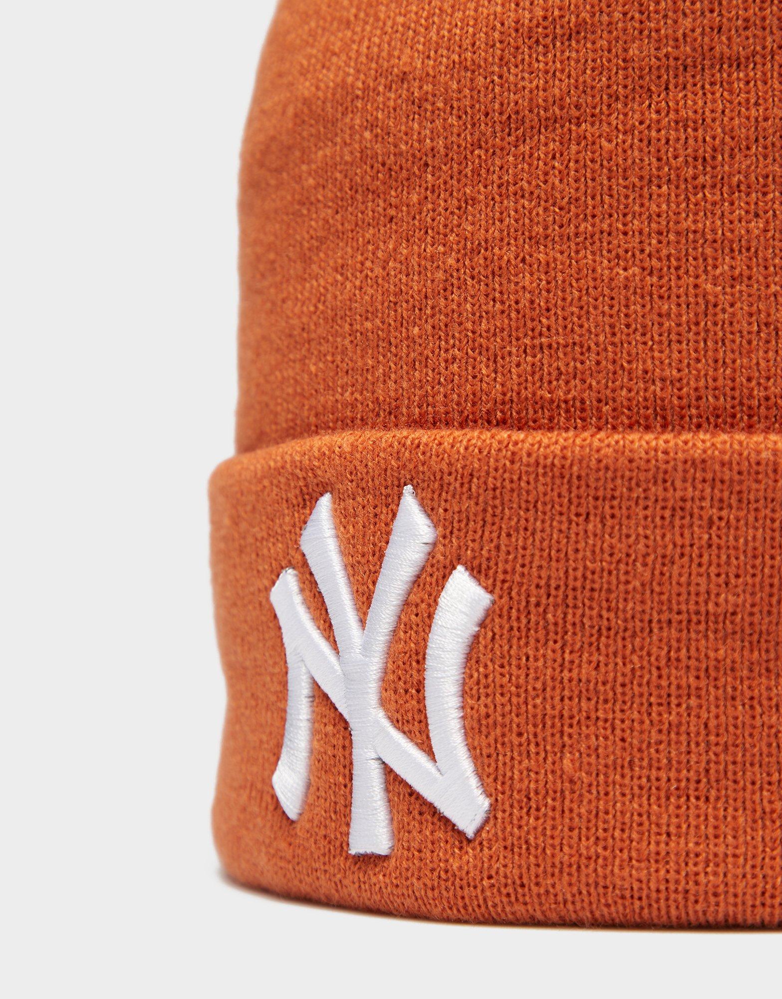 Férfi téli sapká NEW ERA SAPKA LE BEANIE NYY ORA 60292611 Narancssárga