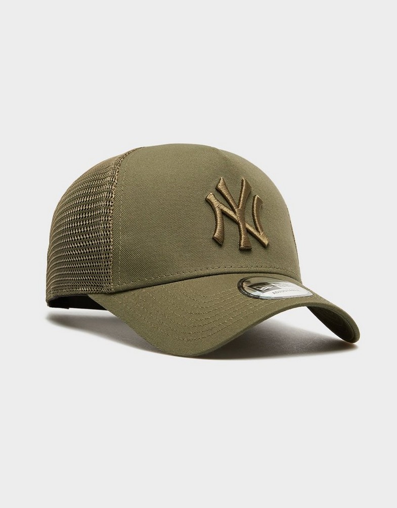 Czapka z daszkiem męska NEW ERA CZAPKA TONAL MESH TRUCKER NYY NEW YORK YANKEES 60298763 Khaki