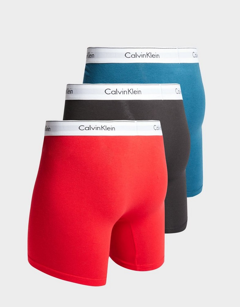 CALVIN KLEIN BOKSERKI 3 PACK BOXERS 000NB2381A617 Multicolor