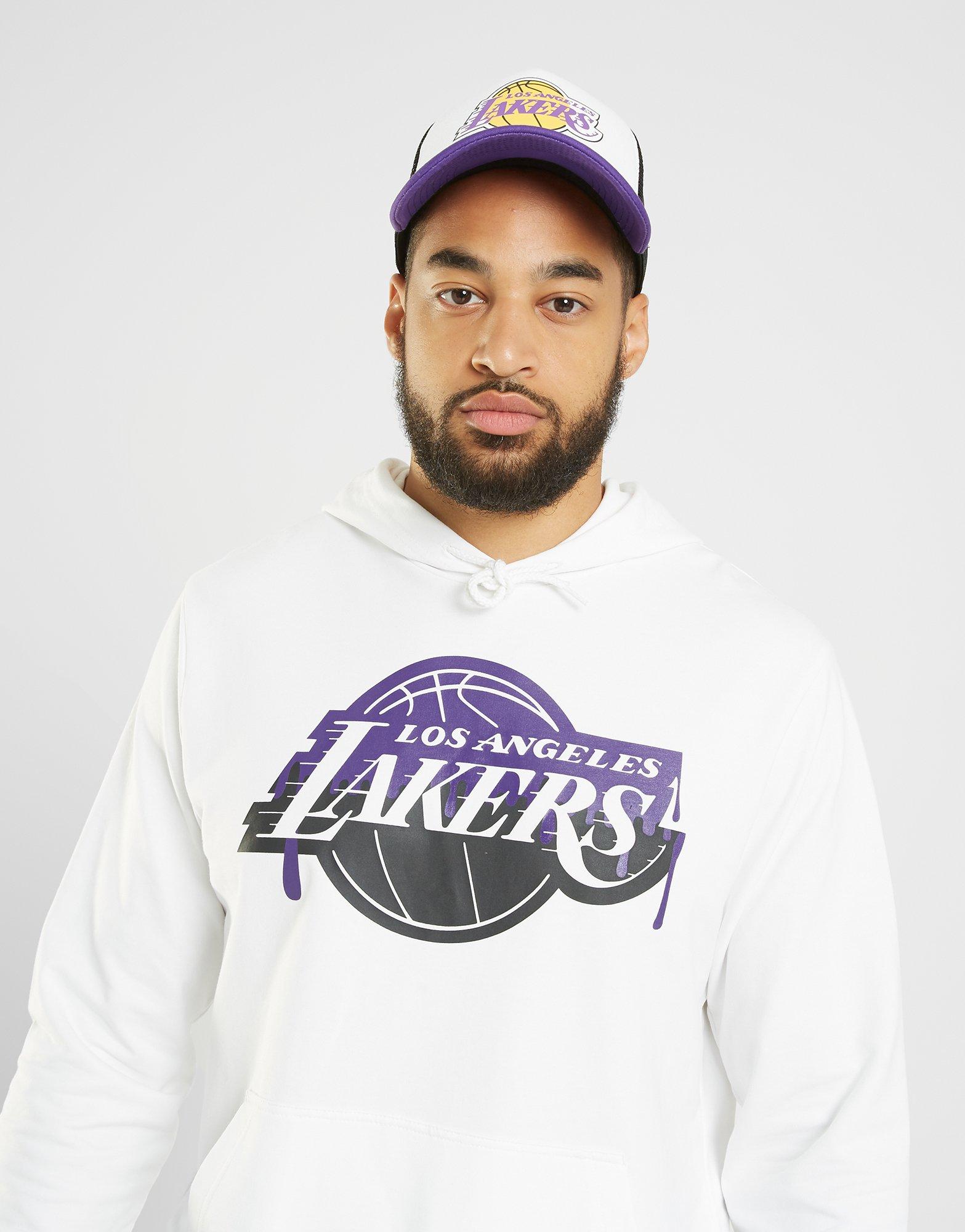 Vyriškas džemperis NEW ERA DŽEMPERIS SU GOBTUVU NBA DRIP LAKERS LOS ANGELES LAK 60332212 Balta