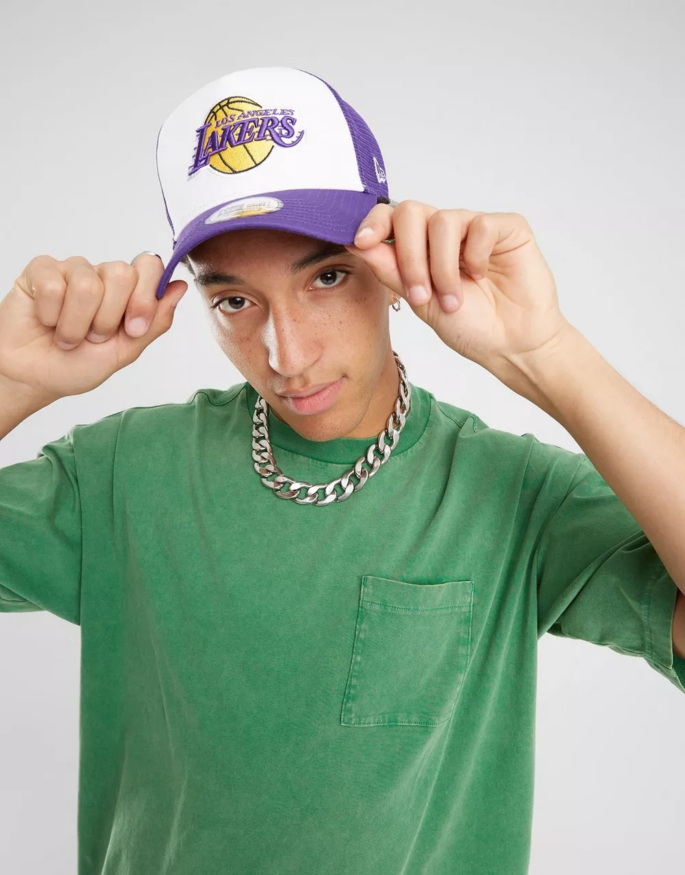 NEW ERA КЕПКА TM CLR BLCK AF TRUCK LAKERS LOS ANGELES LAKERS, фото 1 з 5