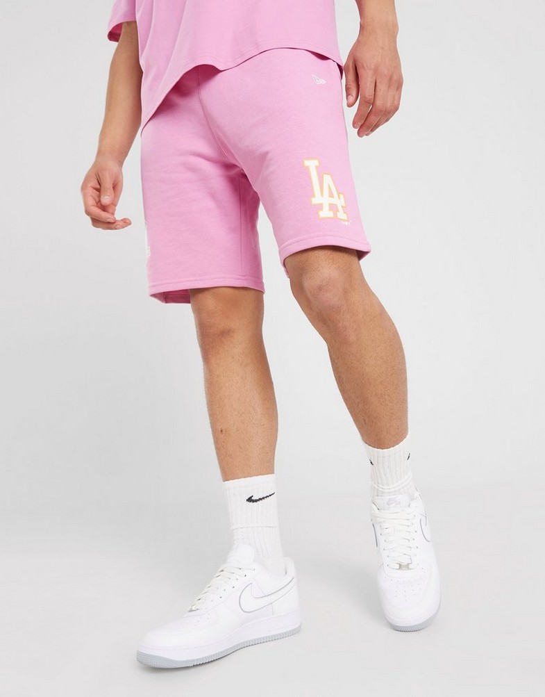 Pantaloni scurți pentru bărbați NEW ERA PANTALONI SCURȚI MLB PASTEL LA DODGERS LOS ANGELES D 60357136 Roz