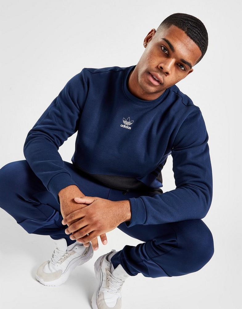 Adidas originals itasca outlet crew sweatshirt