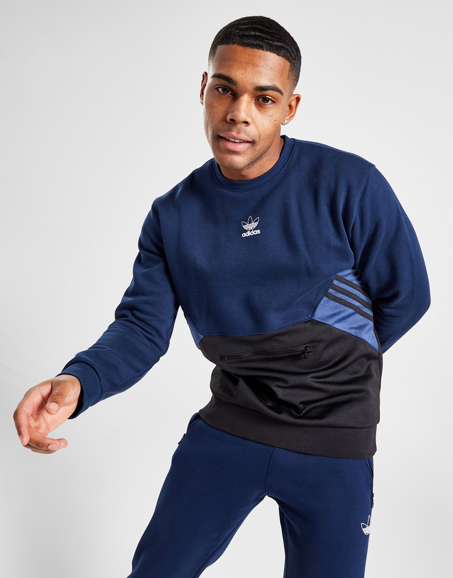 Adidas originals street 2024 run crew sweatshirt