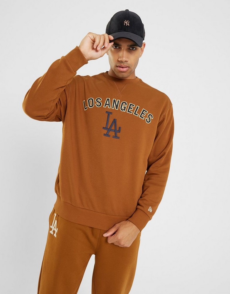 Vyriškas džemperis NEW ERA DŽEMPERIS MLB LARGE LOGO OS LA DODGERS LOS ANGELES D 60416329 Ruda