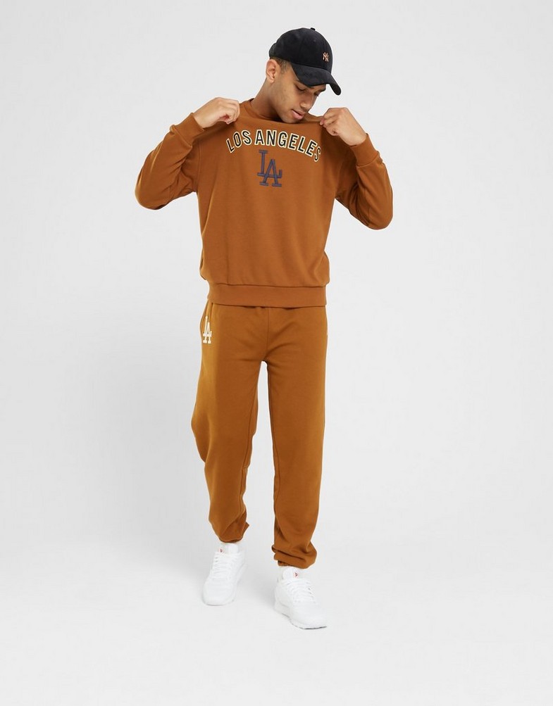 Vyriškas džemperis NEW ERA DŽEMPERIS MLB LARGE LOGO OS LA DODGERS LOS ANGELES D 60416329 Ruda
