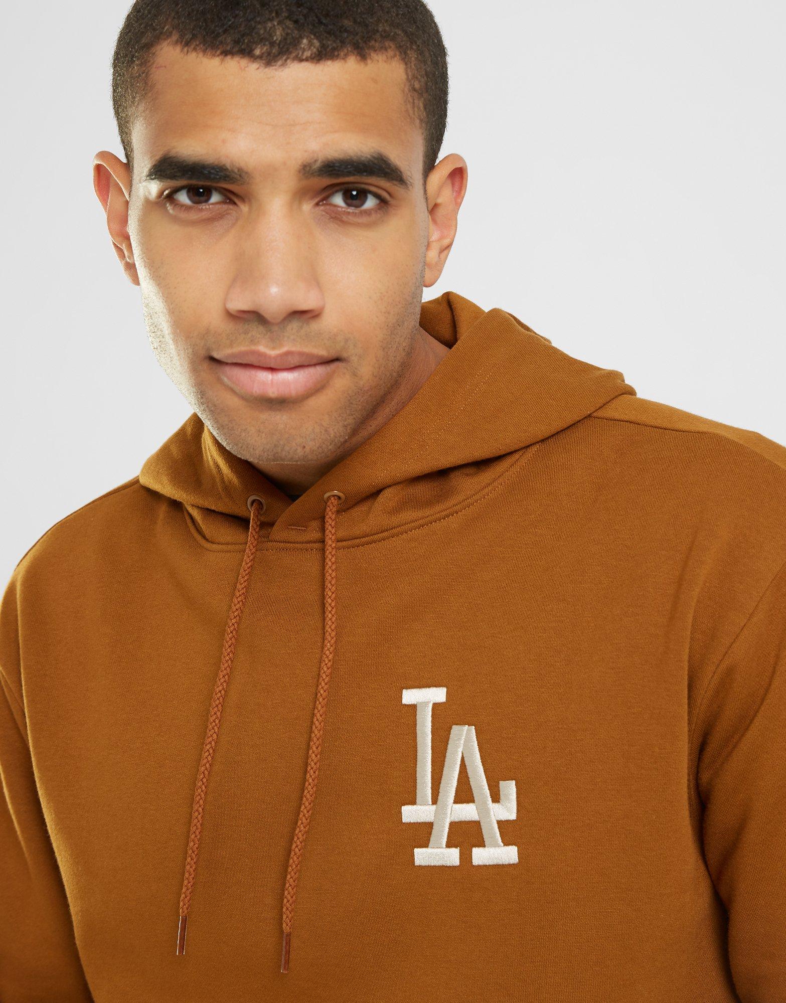 Pánska mikina NEW ERA MIKINA S KAPUCÍ LE LA DODGERS LOS ANGELES DODGERS 60416437 Hnědá