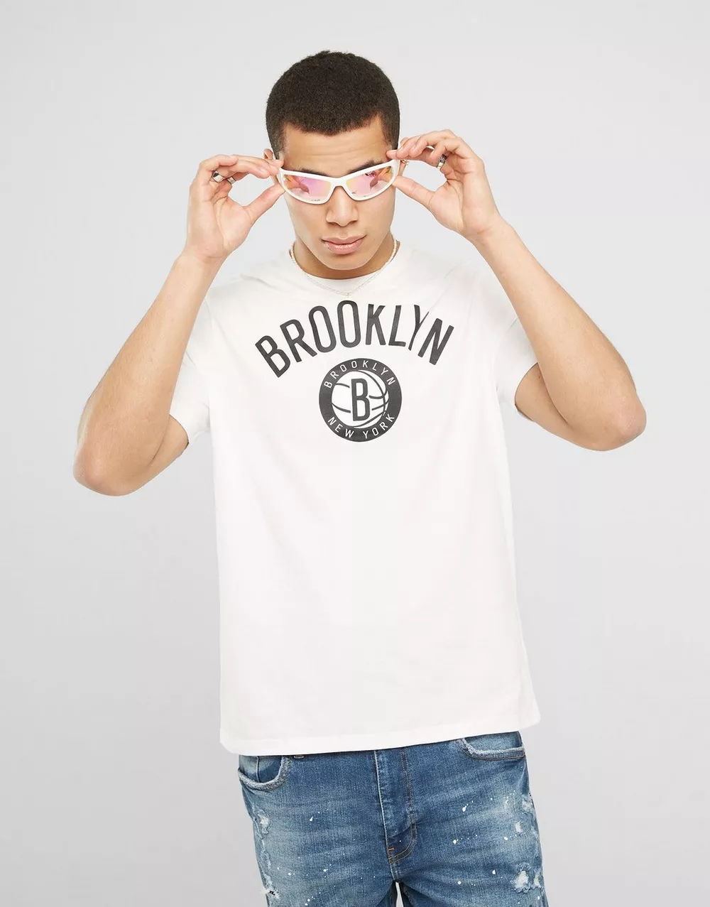 NEW ERA ФУТБОЛКА NBA REGULAR NETS, фото 1 з 5