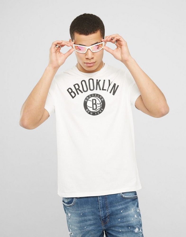 Мъжка тениска NEW ERA ТЕНИСКА NBA REGULAR NETS 60416753 Бял