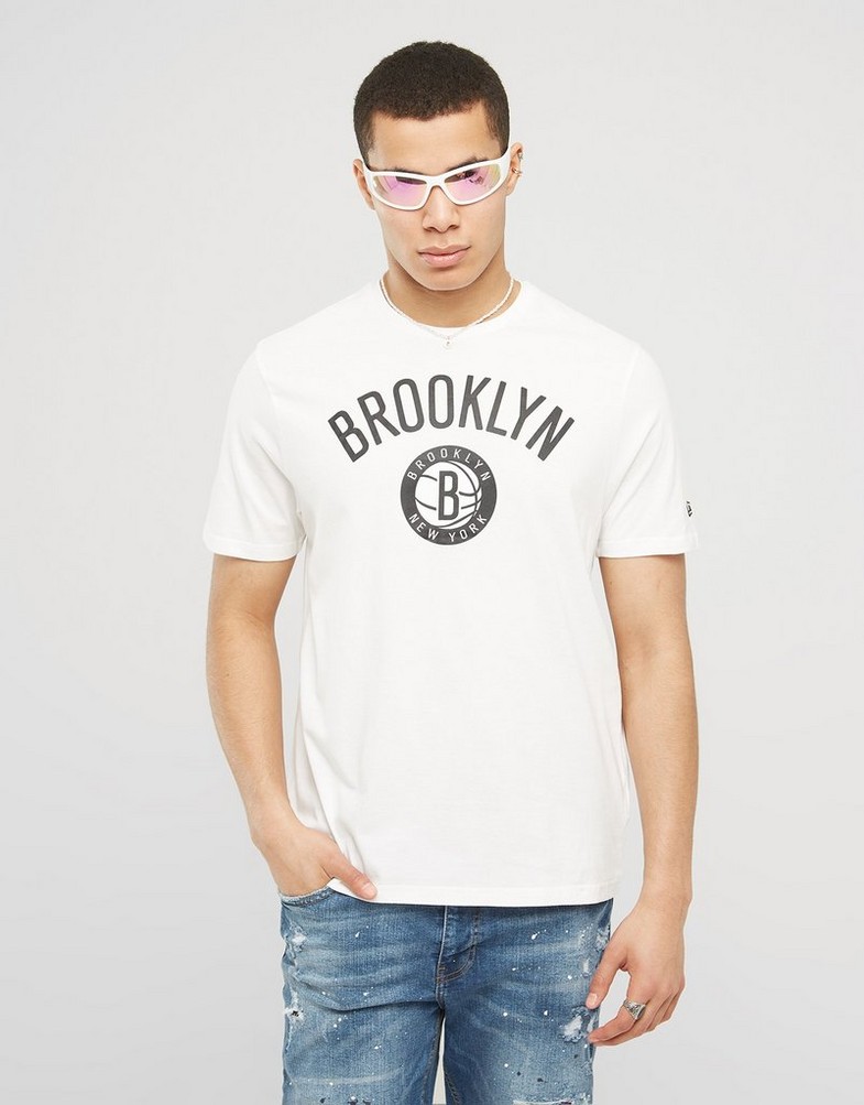 Мъжка тениска NEW ERA ТЕНИСКА NBA REGULAR NETS 60416753 Бял