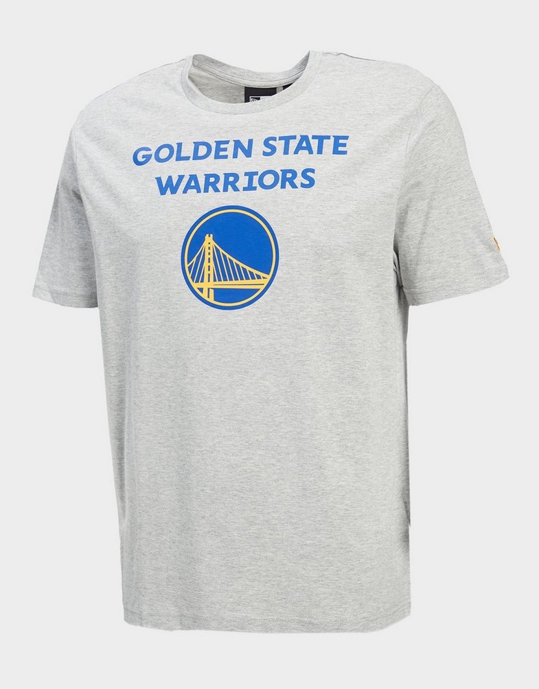 Tricou pentru bărbați NEW ERA TRICOU NBA TEAM WARRIORS GOLDEN STATE WARRIORS 60416754 Gri