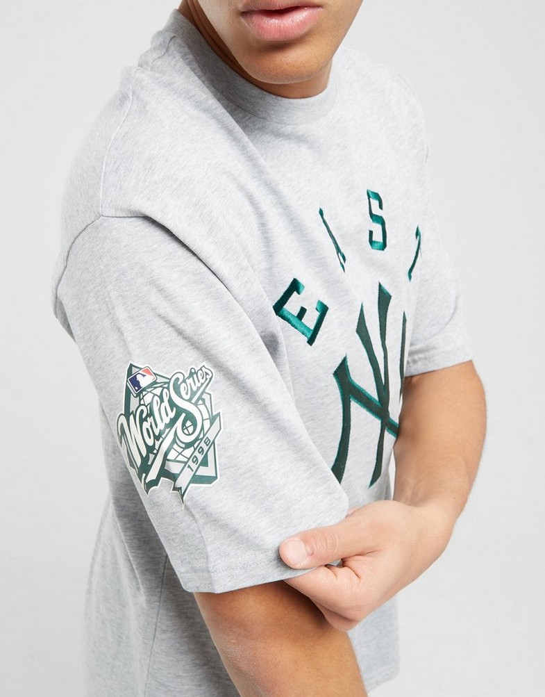 Tricou pentru bărbați NEW ERA TRICOU MLB TEAM PATCH OS NYY 60424429 Gri