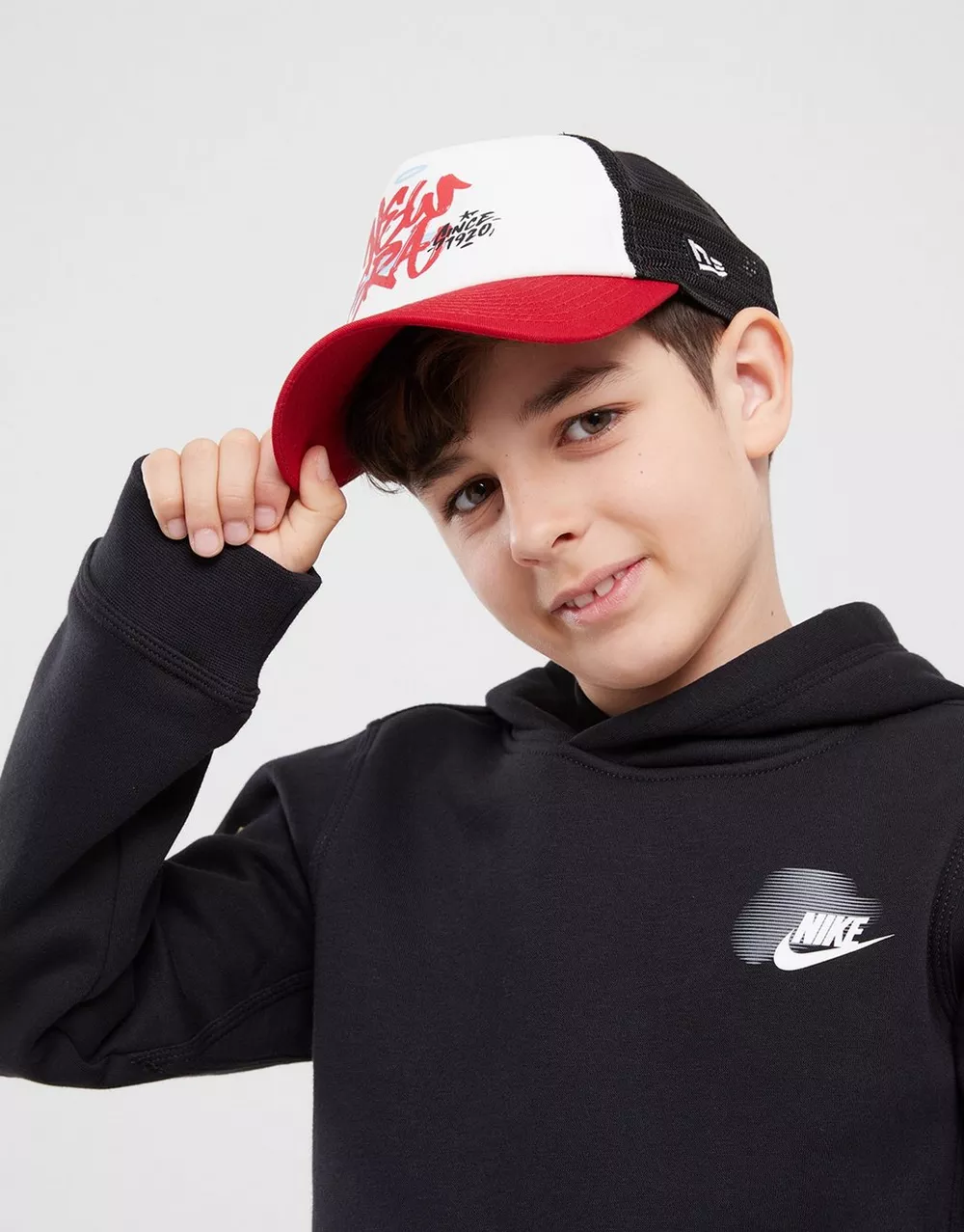 NEW ERA КЕПКА YOUTH GRAFFITI TRUCKER NE NONE, фото 1 з 4
