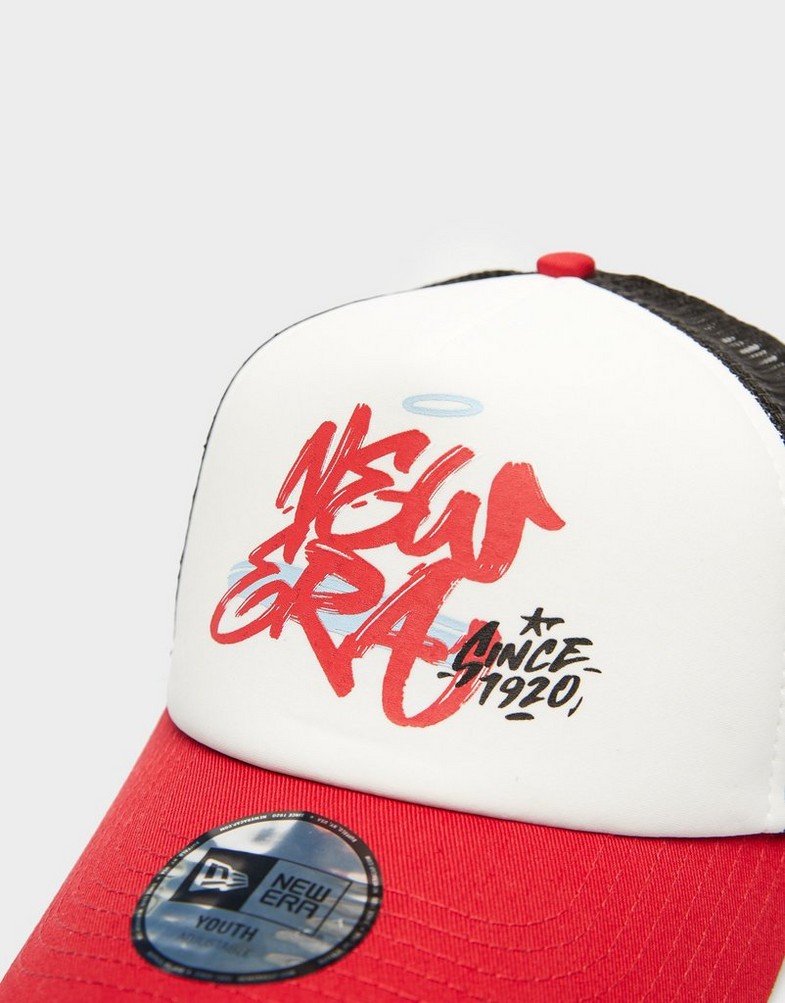 Дитячі шапки NEW ERA КЕПКА YOUTH GRAFFITI TRUCKER NE NONE 60503570 Червоний