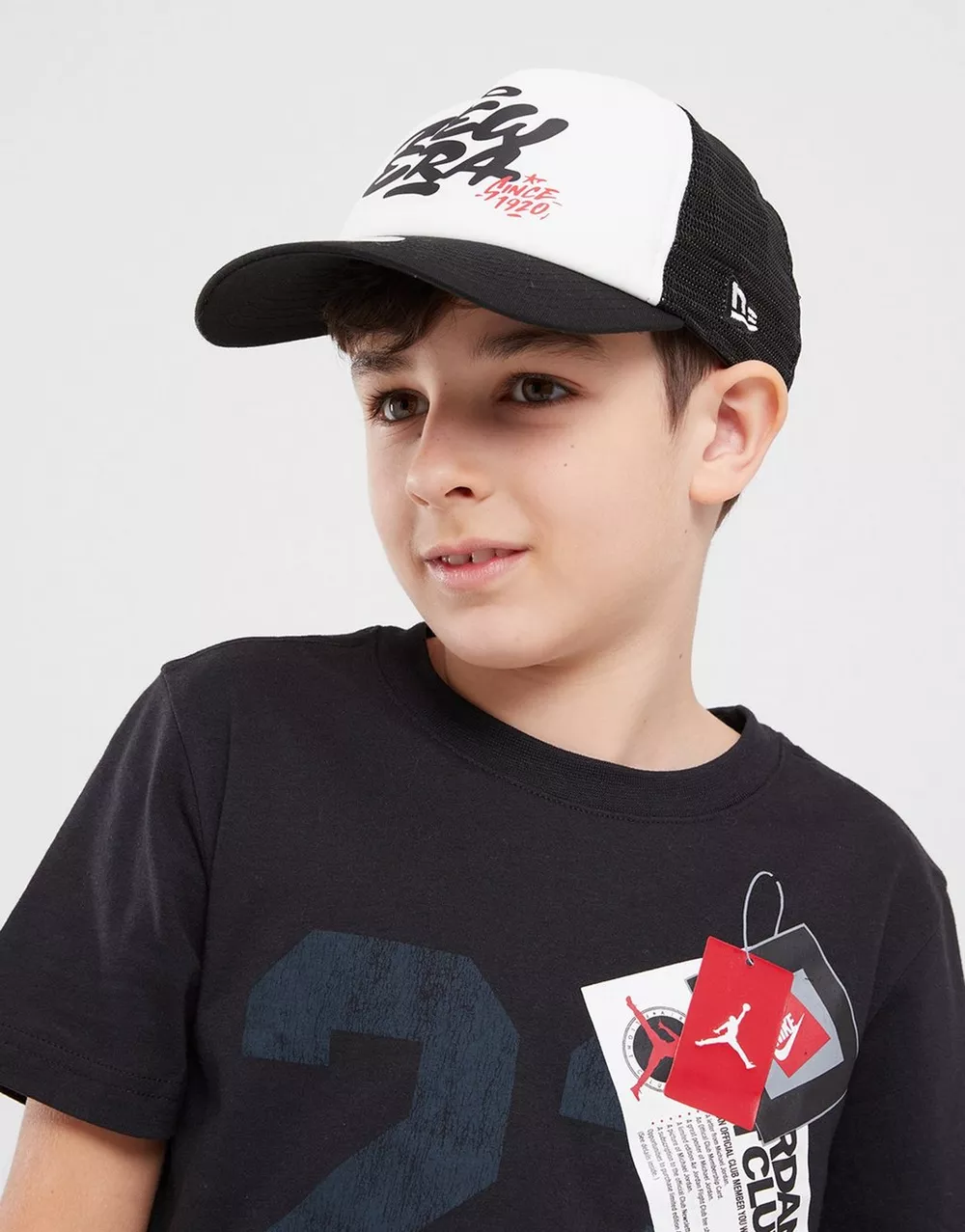 NEW ERA КЕПКА YOUTH GRAFFITI TRUCKER NE NONE, фото 1 з 4