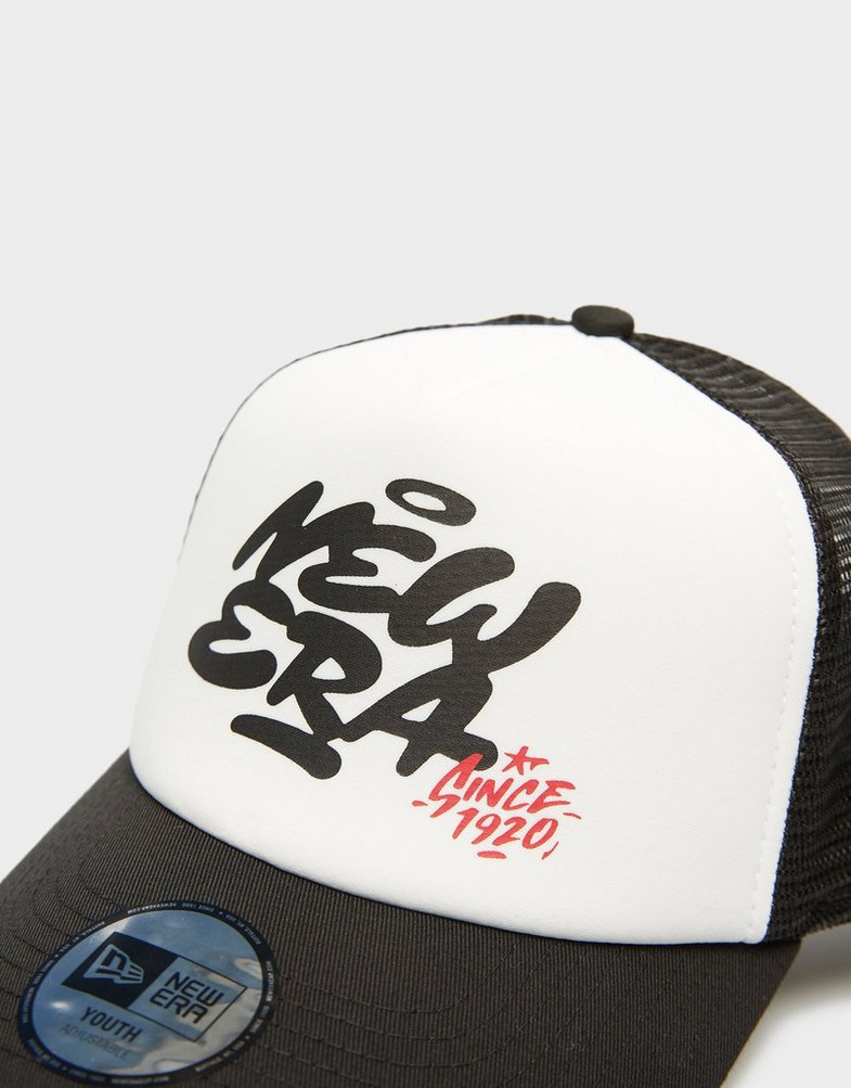 Дитячі шапки NEW ERA КЕПКА YOUTH GRAFFITI TRUCKER NE NONE 60503571 Чорний