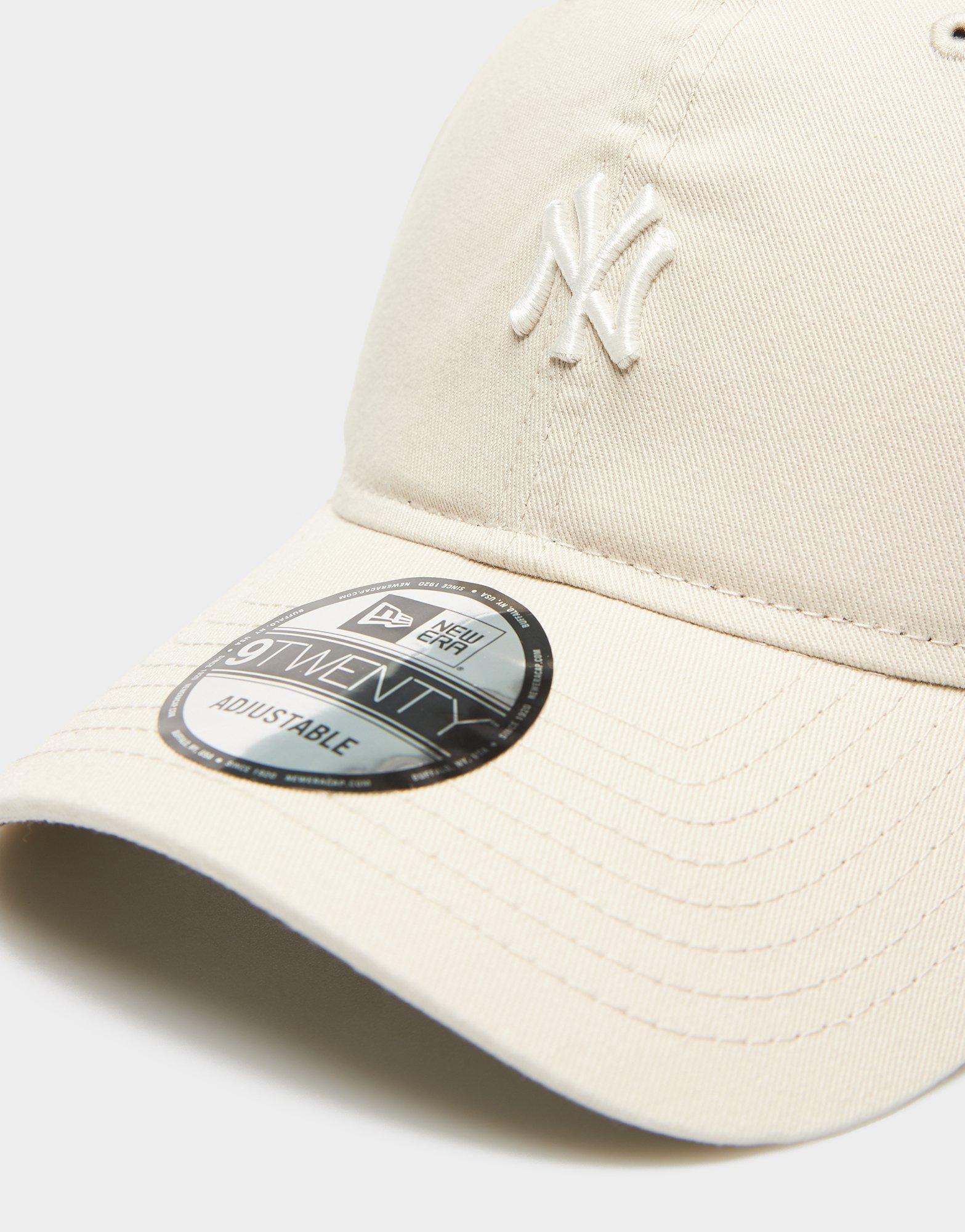 Czapka z daszkiem męska NEW ERA CZAPKA MINI LOGO WASHED 920 NYY NEW YORK YANKEES 60667599 Beżowy