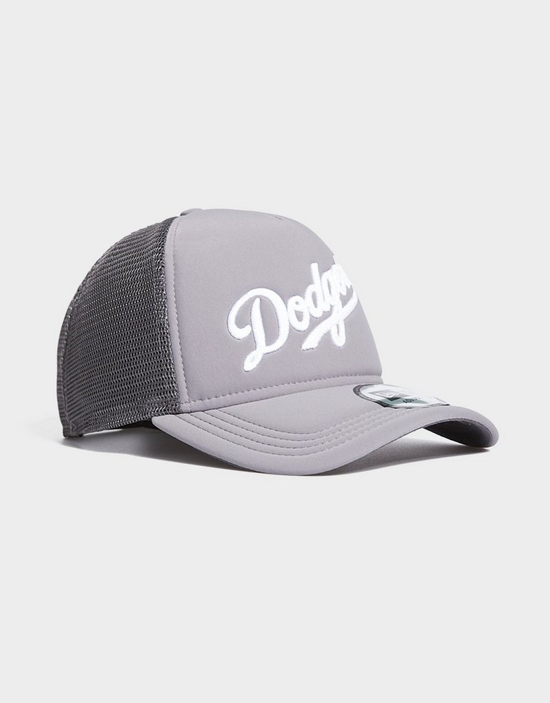 Pánska čiapka NEW ERA ČIAPKA SCRIPT TRUCKER LA DODGERS LOS ANGELES DODGERS 60691183 Hnedá