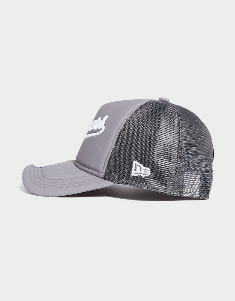 Pánska čiapka NEW ERA ČIAPKA SCRIPT TRUCKER LA DODGERS LOS ANGELES DODGERS 60691183 Hnedá