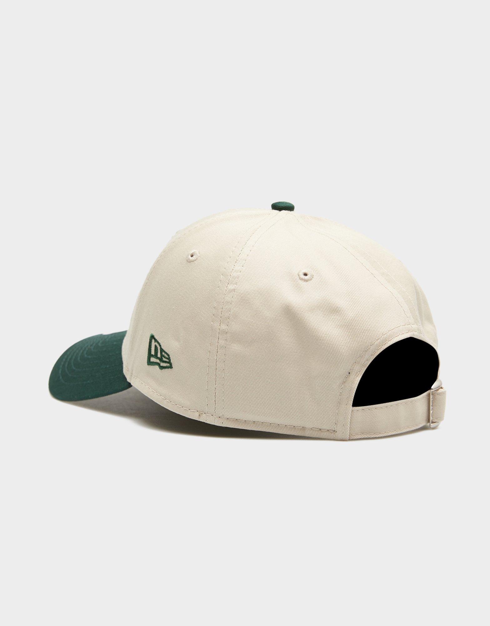 Czapka z daszkiem męska NEW ERA CZAPKA COLOUR BLOCK 940 ATHLETICS OAKLAND ATHLETICS 60691269 Beżowy