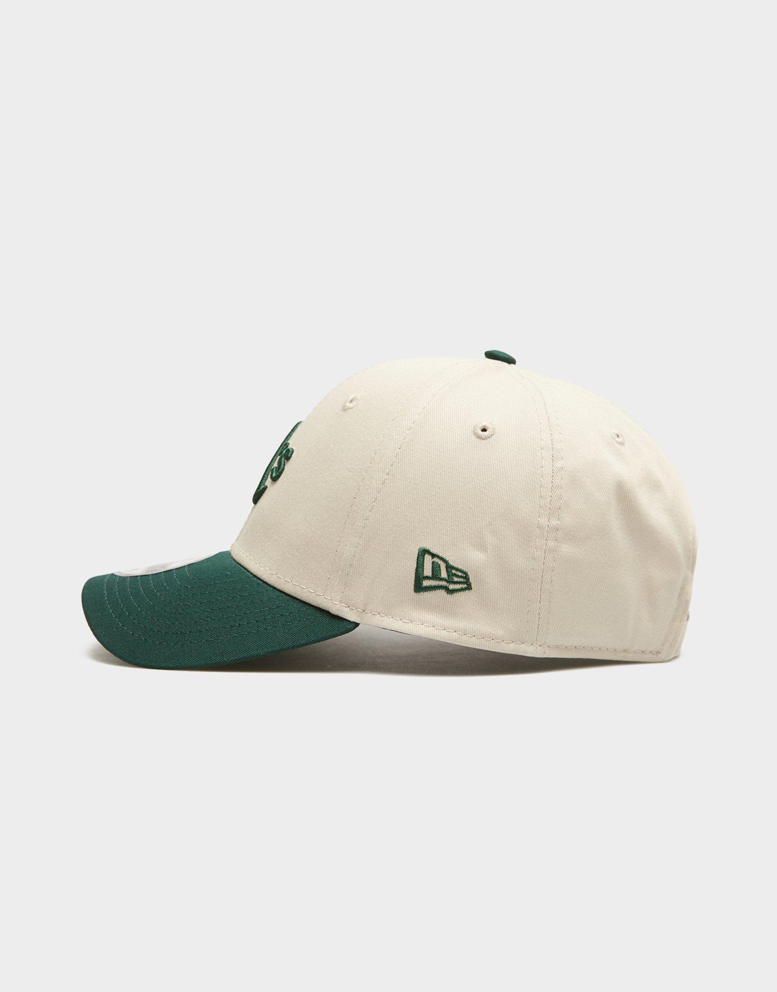 Czapka z daszkiem męska NEW ERA CZAPKA COLOUR BLOCK 940 ATHLETICS OAKLAND ATHLETICS 60691269 Beżowy