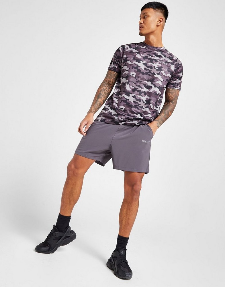 Koszulka, t-shirt męski MCKENZIE KRÓTKI RĘKAW TILT POLY T-SHIRT MCKTM15617 Szary