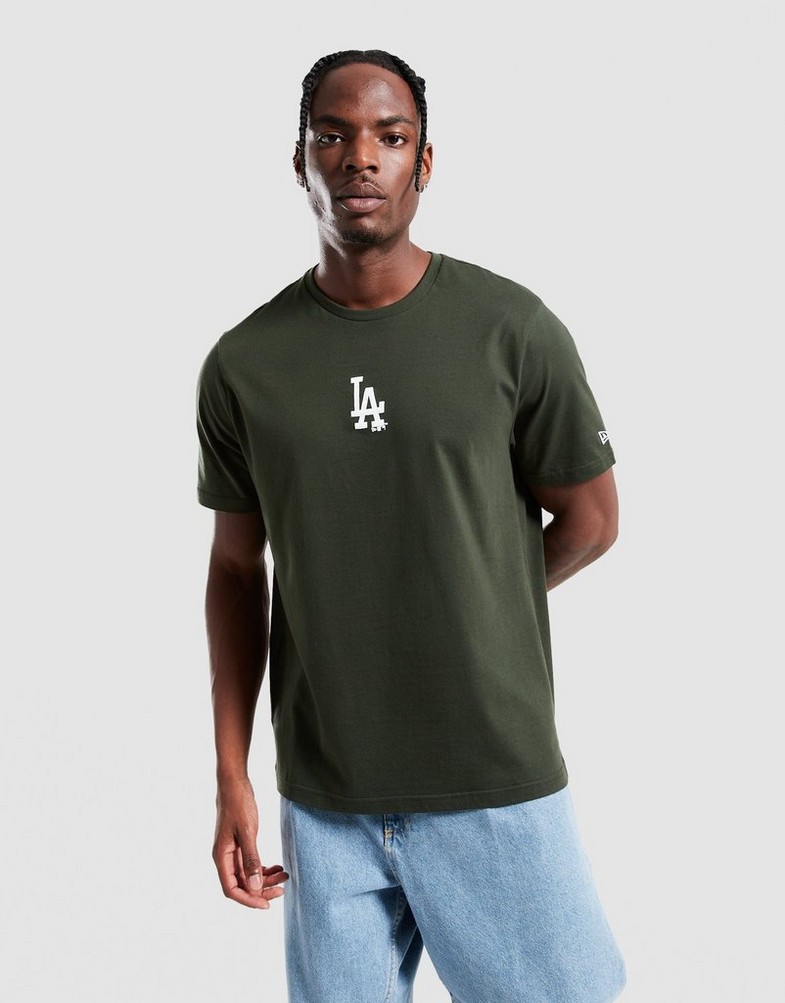 Tricou pentru bărbați NEW ERA TRICOU MLB SMALL LOGO LA DODGERS LOS ANGELES DODGERS 60759103 Kaki