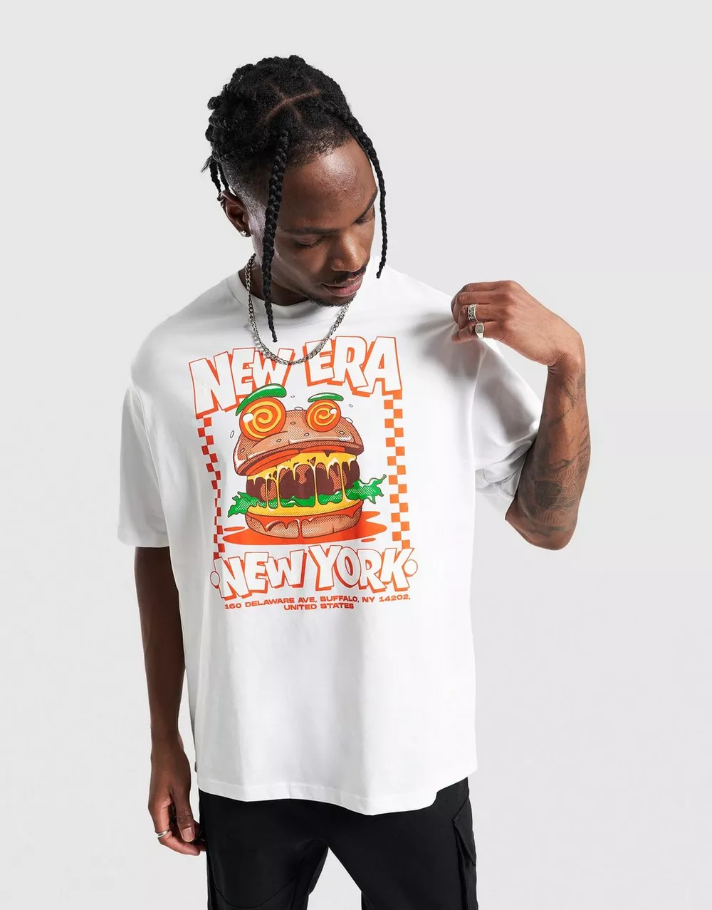 NEW ERA ФУТБОЛКА NE FOOD GRAPHIC OS NONE, фото 1 з 4