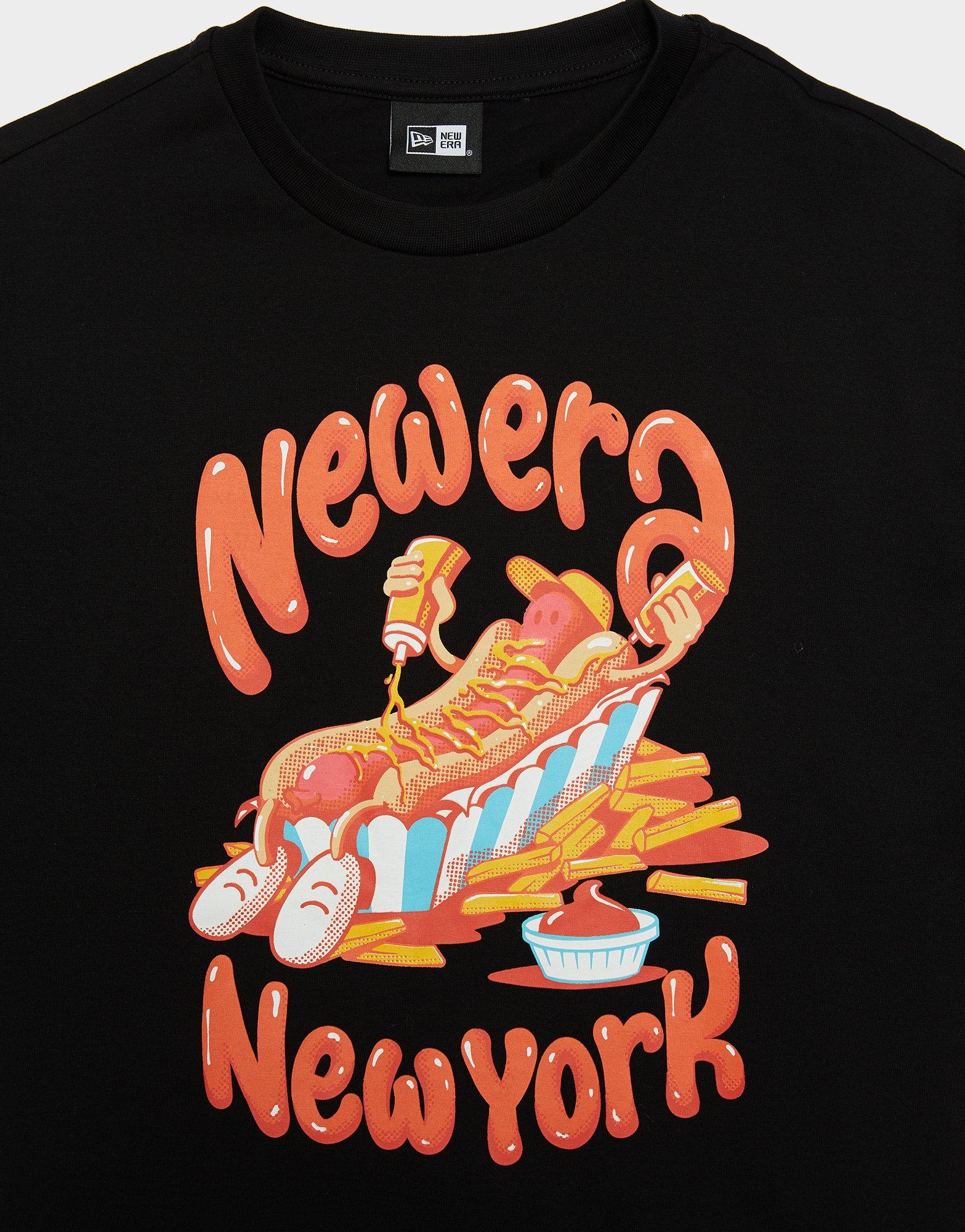 Tricou pentru bărbați NEW ERA TRICOU FOOD GRAPHIC OS TEE 60771641 Negru