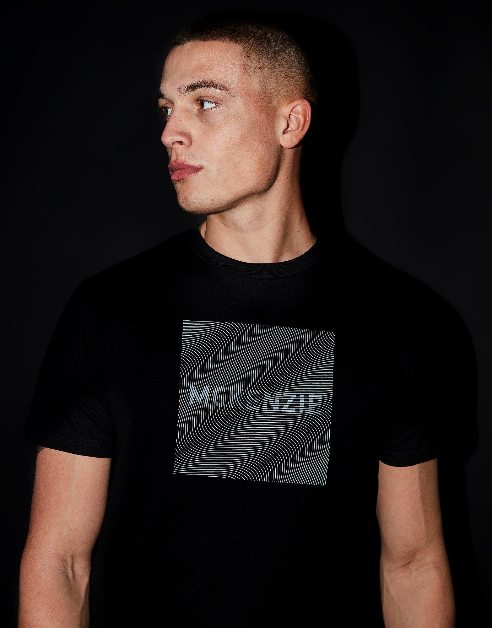 Мъжка тениска MCKENZIE ТЕНИСКА SCRIPT TEE BLK MCKTM15399 Черен