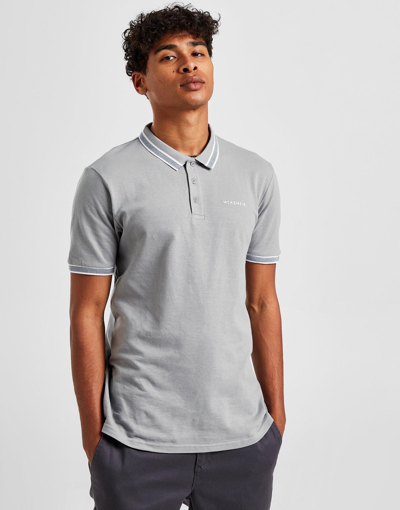 Pánské polo tričko MCKENZIE TRIČKO GUIDO TRIČKO MON MCKTM14933 Šedá