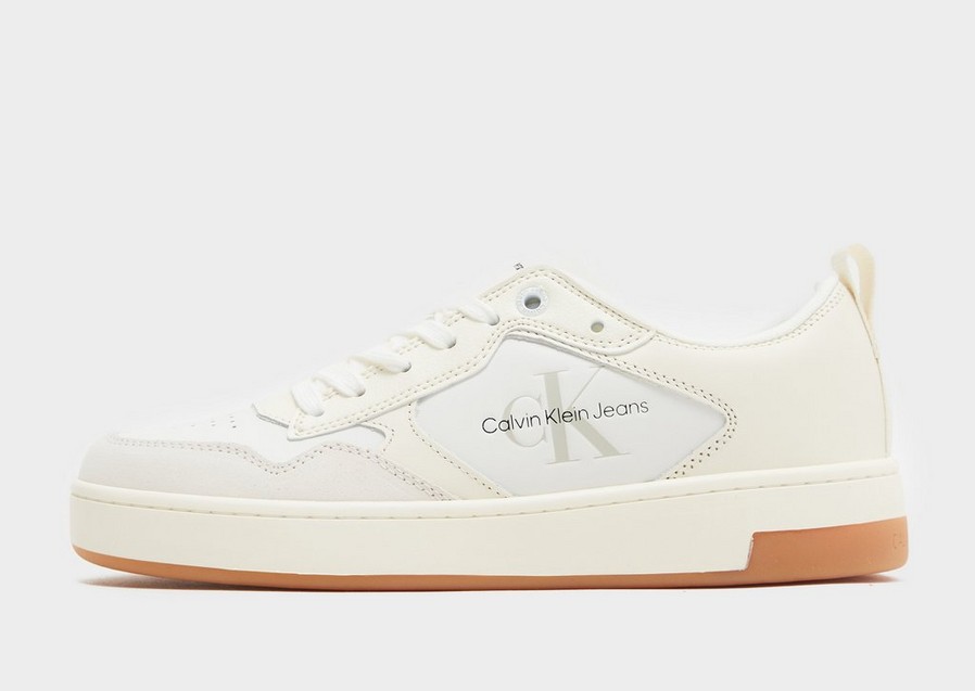 Buty sneakersy damskie CALVIN KLEIN BASKET CUPSOLE WOMEN'S YW0YW0087602X Biały