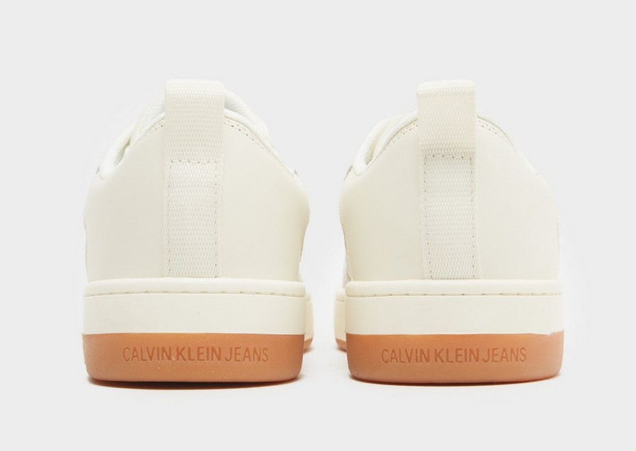 Buty sneakersy damskie CALVIN KLEIN BASKET CUPSOLE WOMEN'S YW0YW0087602X Biały
