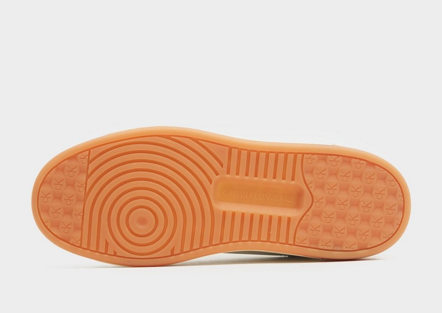Buty sneakersy damskie CALVIN KLEIN BASKET CUPSOLE WOMEN'S YW0YW0087602X Biały