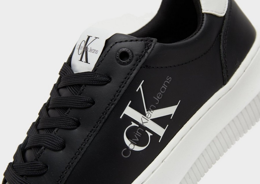 Buty sneakersy damskie CALVIN KLEIN CHUNKY CUPSOLE TRAINER YW0YW008230GJ Czarny