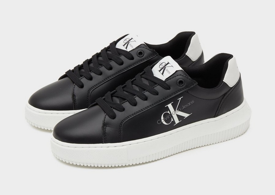 Buty sneakersy damskie CALVIN KLEIN CHUNKY CUPSOLE TRAINER YW0YW008230GJ Czarny