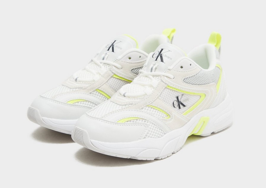 Buty sneakersy damskie CALVIN KLEIN RETRO TENNIS WOMEN'S YW0YW0089102V Biały