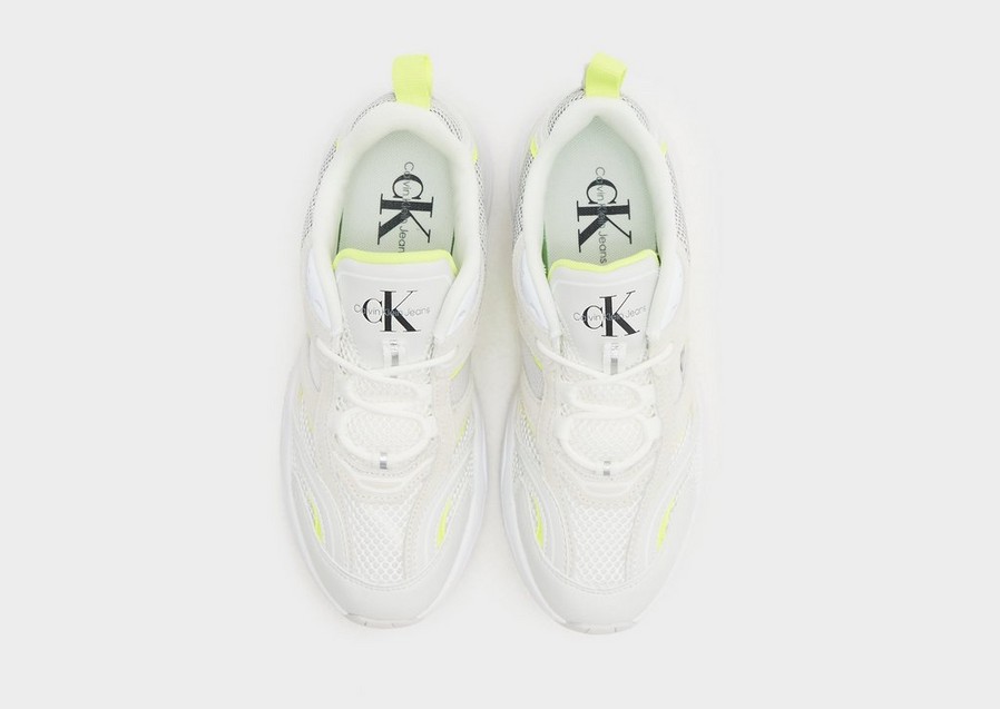 Buty sneakersy damskie CALVIN KLEIN RETRO TENNIS WOMEN'S YW0YW0089102V Biały