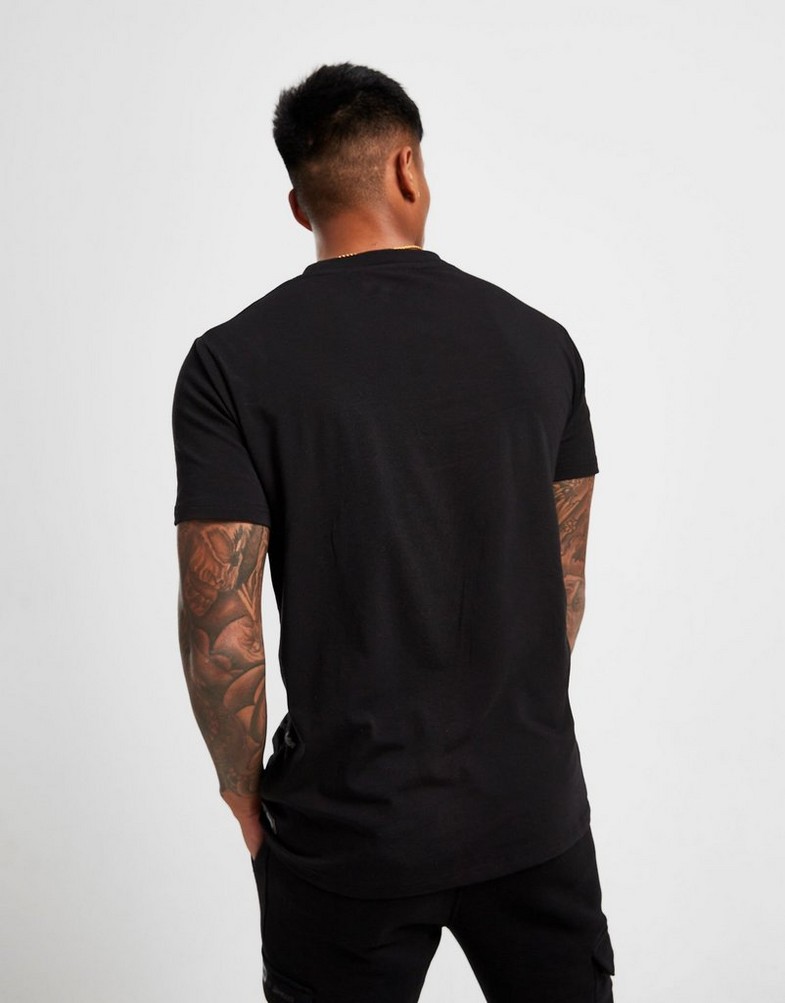 Koszulka, t-shirt męski SUPPLY & DEMAND T-SHIRT MARKER TEE SUPTM16357 Czarny