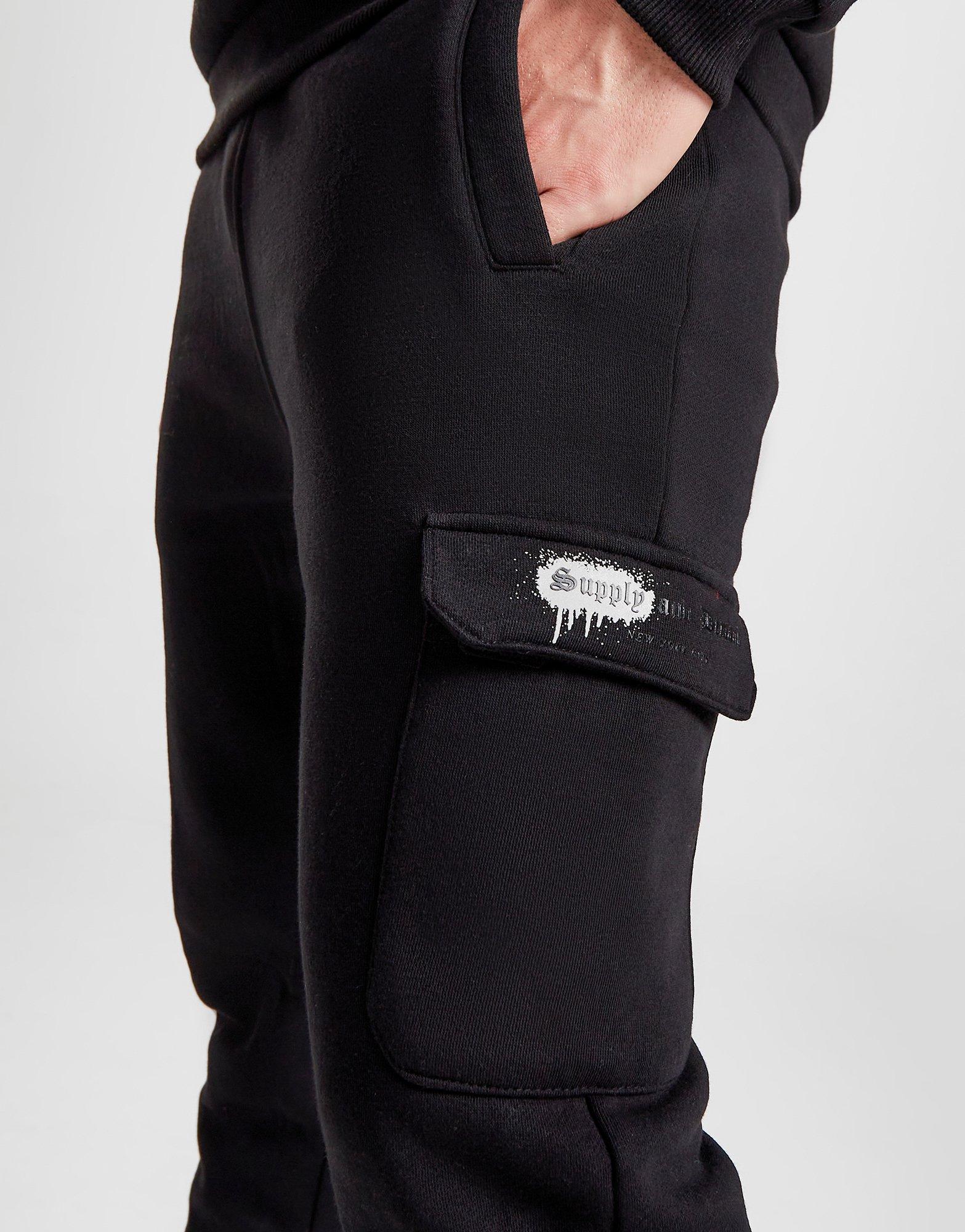 Мъжки панталони SUPPLY & DEMAND ПАНТАЛОНИ MARKER JOG SUPTM16356 Черен