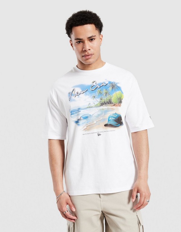New Era T-Shirt Ne Beach Graphic Os None