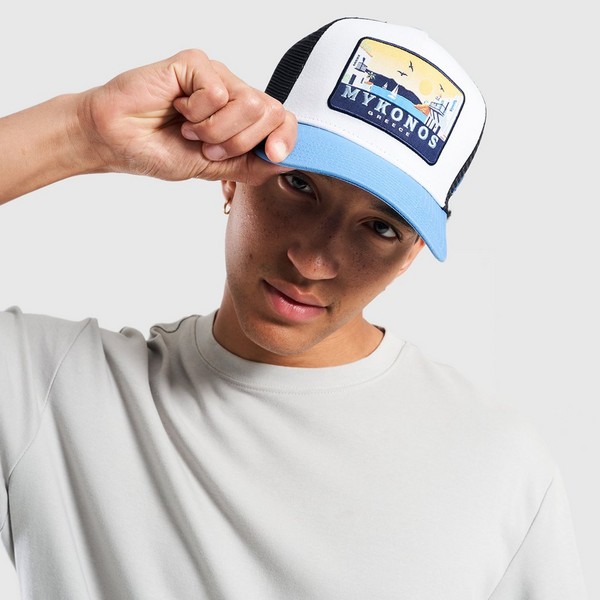 NEW ERA SAPKA NE LOCATION PATCH TRUCKER NONE