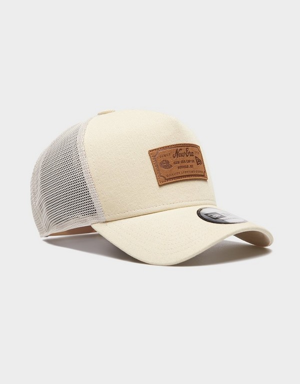 New Era Čiapka Denim Leather Patch Trucker None