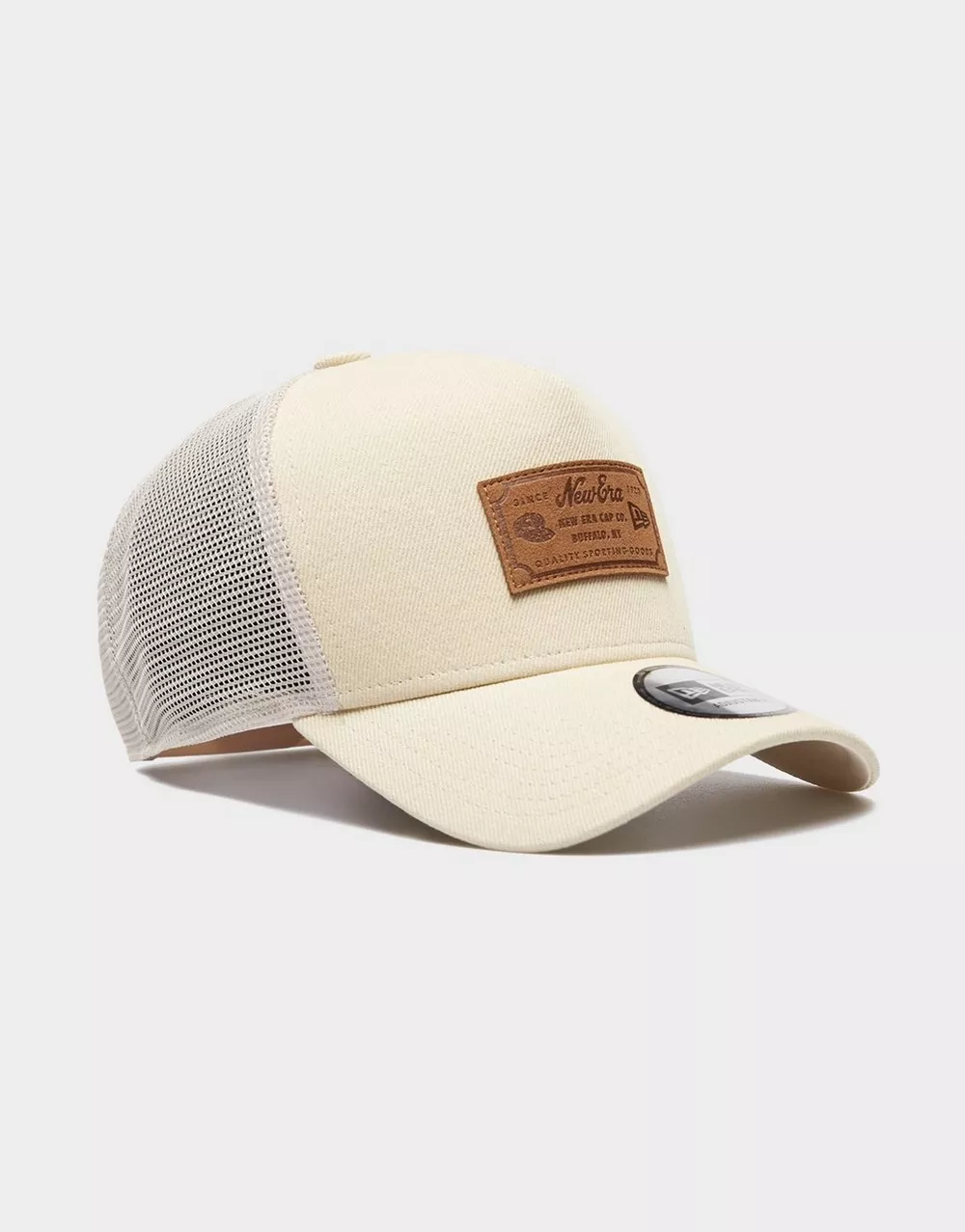 NEW ERA КЕПКА DENIM LEATHER PATCH TRUCKER NONE, фото 1 з 4